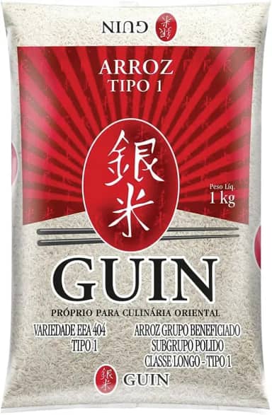 Arroz Oriental Guin Grão Longo Tipo 1 - 1Kg