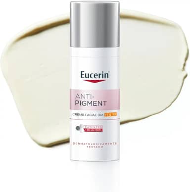 EUCERIN Creme Facial Antimanchas Dia FPS30 50ml, Anti-Pigment, Clareador, Thiamidol, Diurno