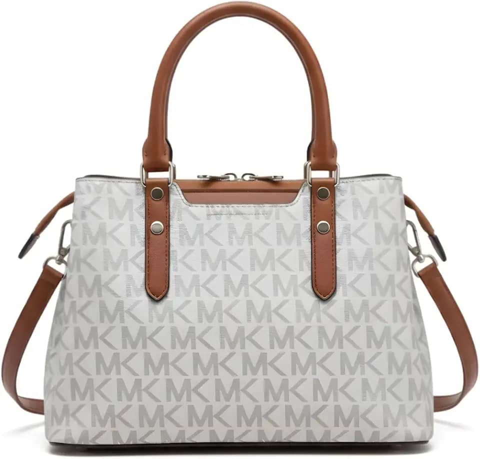 Bolsa Feminina Couro Sintético Social Bolsa de Ombro Mão Transversal Multicamadas Tamanho Grande