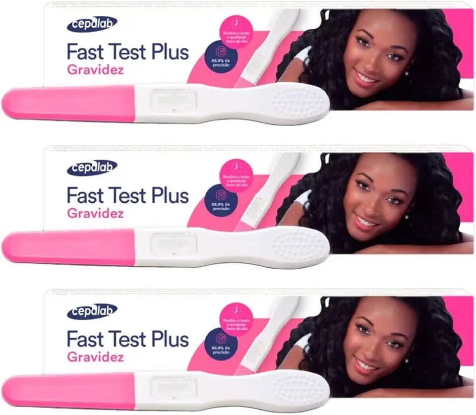 Kit 3 Teste Gravidez Caneta Cepalab 99,9%