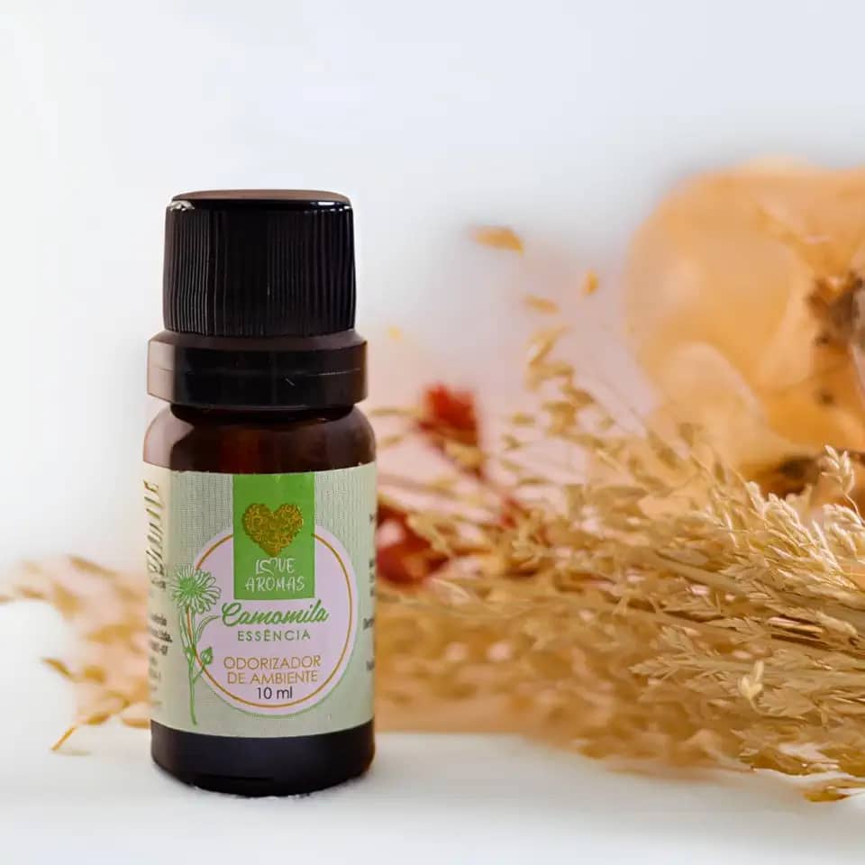 Essência Aromática de Camomila 10ml - Aroma Relaxante e Suave para Difusores e Velas