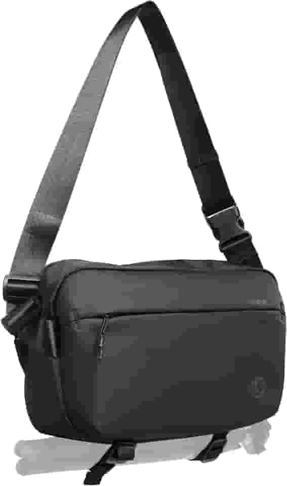 ULANZI Bolsa Transversal para Câmera, Case Resistente à Água com Suporte para Tripé, Mochila Crossbody para DSLR/SLR/Mirrorless - Preta 10L