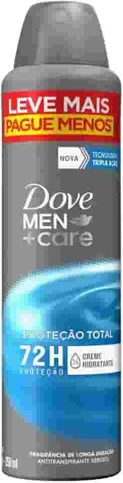 Dove Antitranspirante Aerossol Proteção Total Men + Care 250 ML, Leve Mais e Pague Menos (A Embalagem Pode Variar)