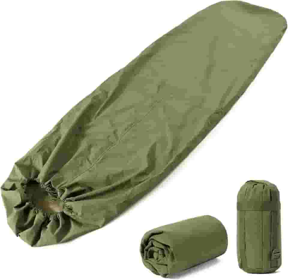 MT Capa militar Nanovee Bivy – Sistema de saco de dormir modular militar leve, equipamento de dormir de verão ou proteção em camadas para clima frio