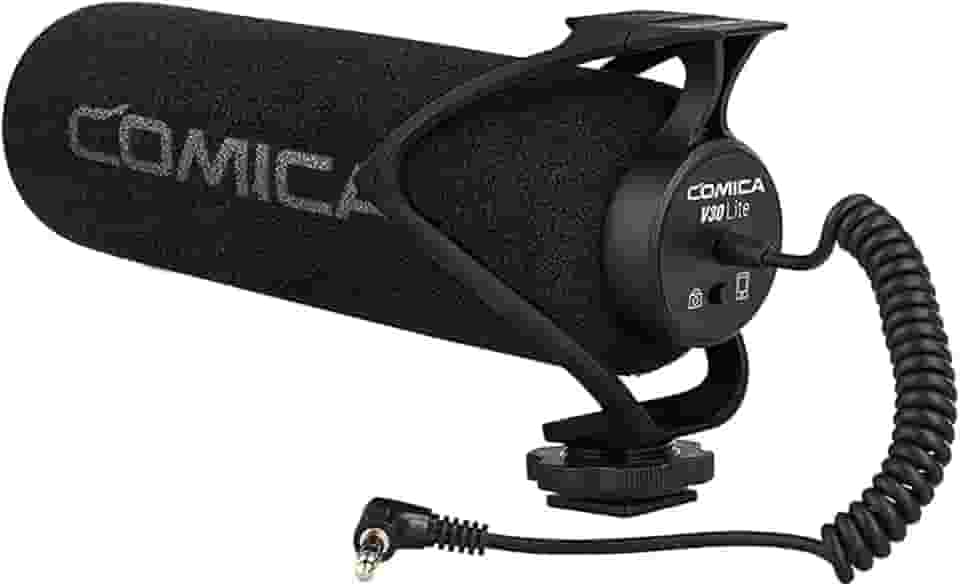 Microfone Shotgun Dslr Cel Comica Cvm-v30 Lite Sup Cardioide