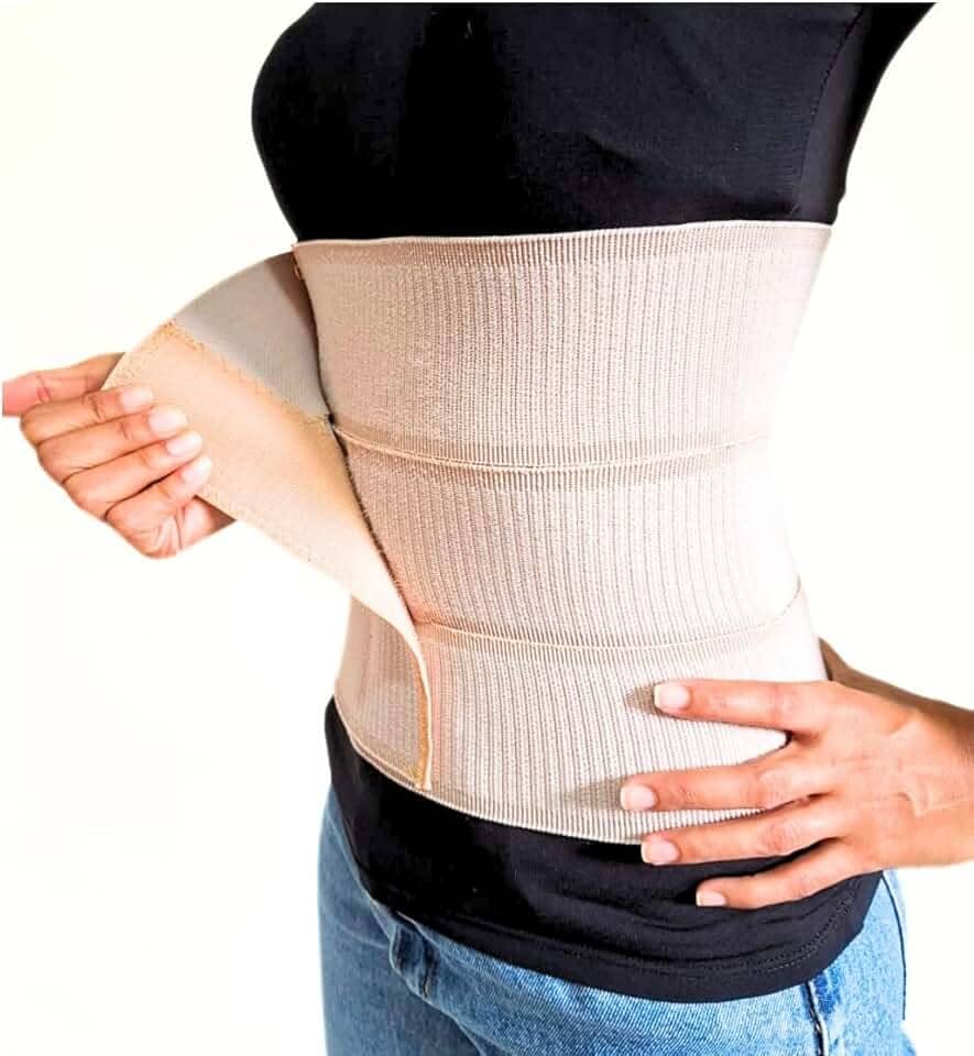 Cinta Abdominal Pós Cirúrgica Lipo/Bariátrica Hérnia 3 Gomos/Paineis (G/GG)