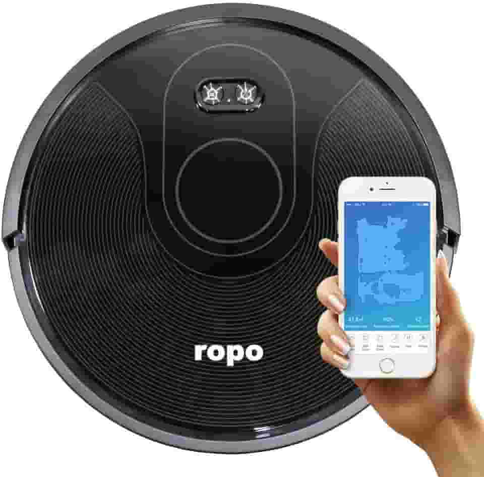 Robô Aspirador Ropo Glass 3 Preto