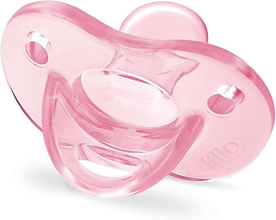 Lillo Chupeta Soft Calming 100% Silicone Simétrico Tam 1 - Rosa
