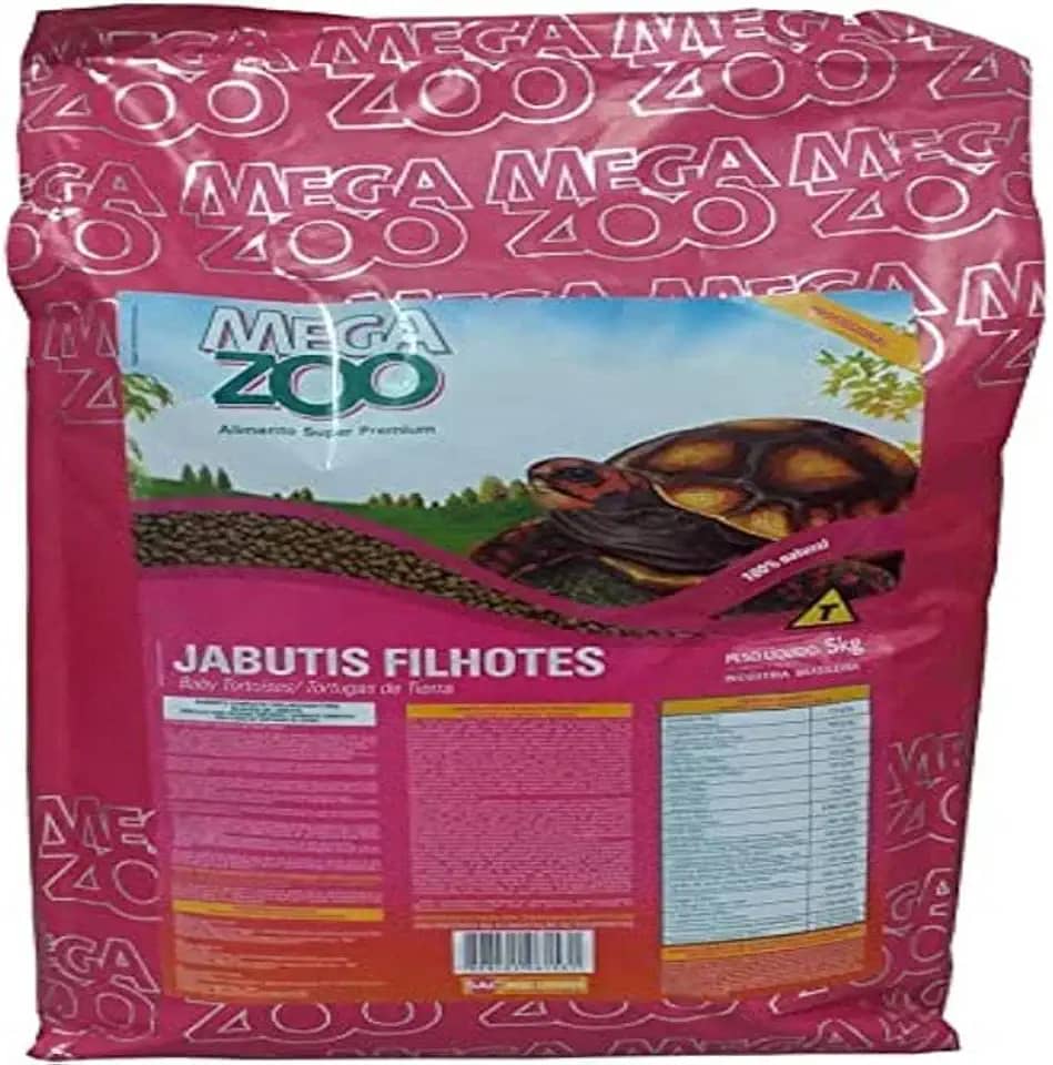 Ração extrusada Megazoo Jabuti Filhote 5Kg
