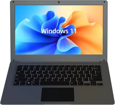 Notebook W11 de 13,3 polegadas, quad-core, gráficos HD de 500 MHZ, 33.8 cm 6GB RAM 256GB SSD, suporta Bluetooth USB 3.0, MHDMI, fino e leve, laptops PC para trabalho e estudantes, cinza e