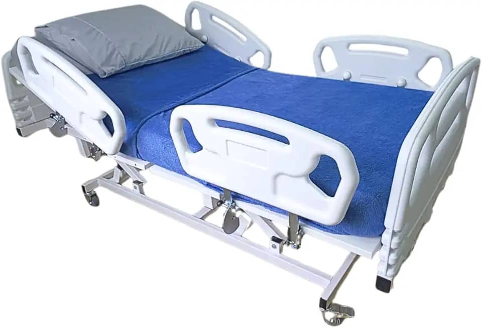 Cama Hospitalar Motorizada com Colchão e Elevação do Leito até 130kg