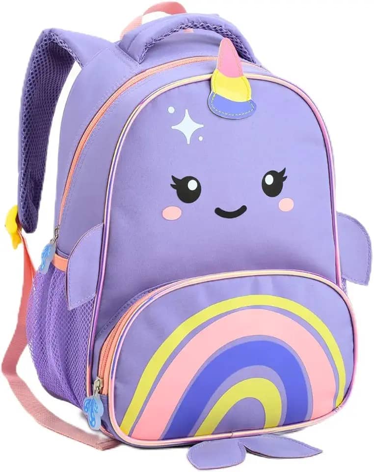 Mochila Bolsa Mala Escolar Infantil Bichinhos 3D Creche Pré Fundamental Menino Menina Criança