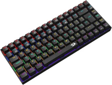 Teclado Mecânico Gamer Redragon Phantom Iluminação Rainbow Preto 75% Switch Brown K629-KB (PT-BROWN)