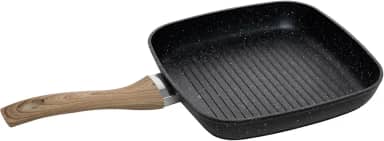 WOLFF - Bistequeira de Indução em Alumínio com Revestimento Cerâmico Granilite Preto 24cm