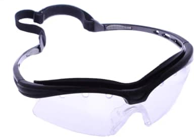 Python M3 Racquetball/Squash/Pickleball Eyeguard (moldura preta e clara)