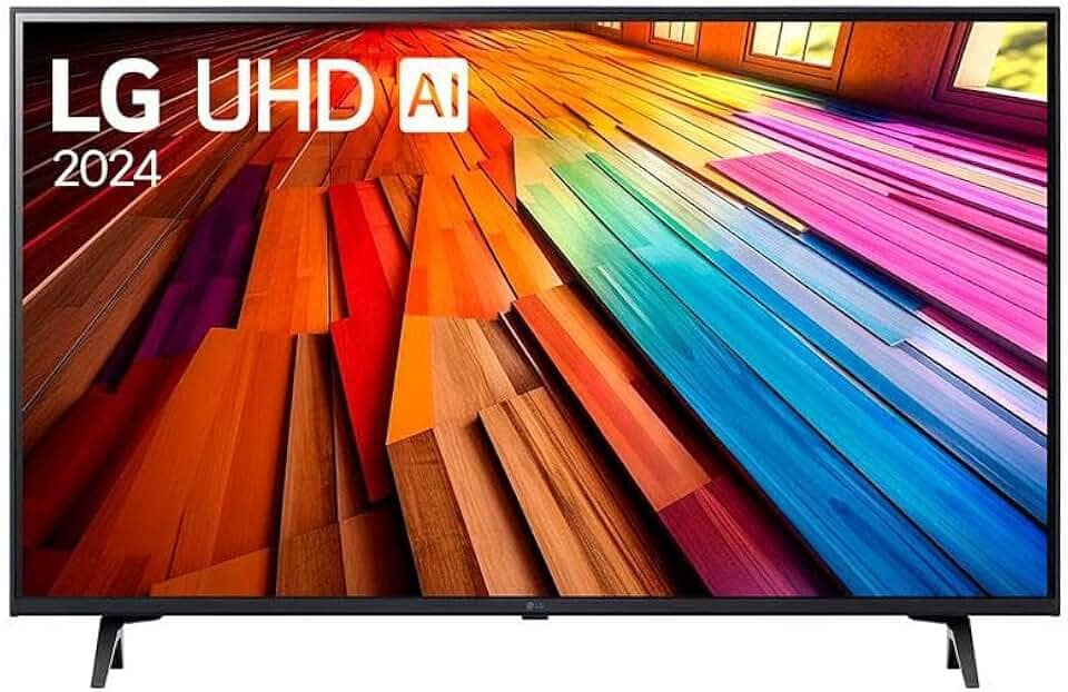 Smart TV 4K 43" LG UHD 43UT8000 Processador α5 Ger7 AI Alexa/Chromecast integrado Otimizador de Jogos webOS 24 compatível com Controle Smart Magic