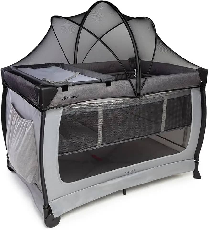 Berço Portátil Safety 1st, Falcon, 0 a 20kg, Grey Night