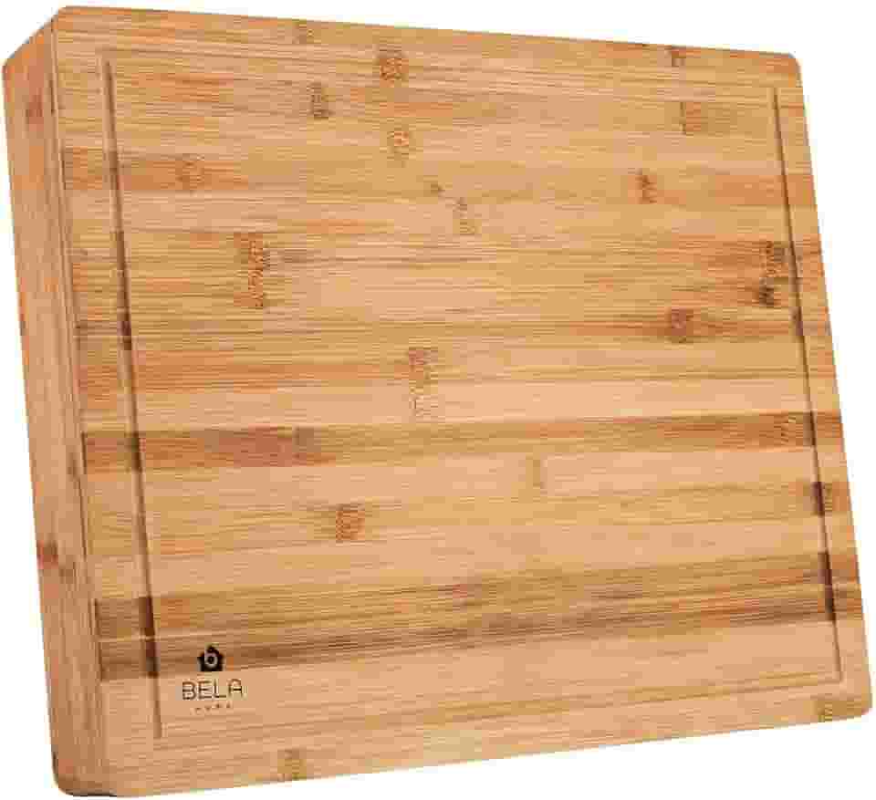 Tabua De Corte Para Bancada Em Bambu 45 x 38 x 8cm Bela Home