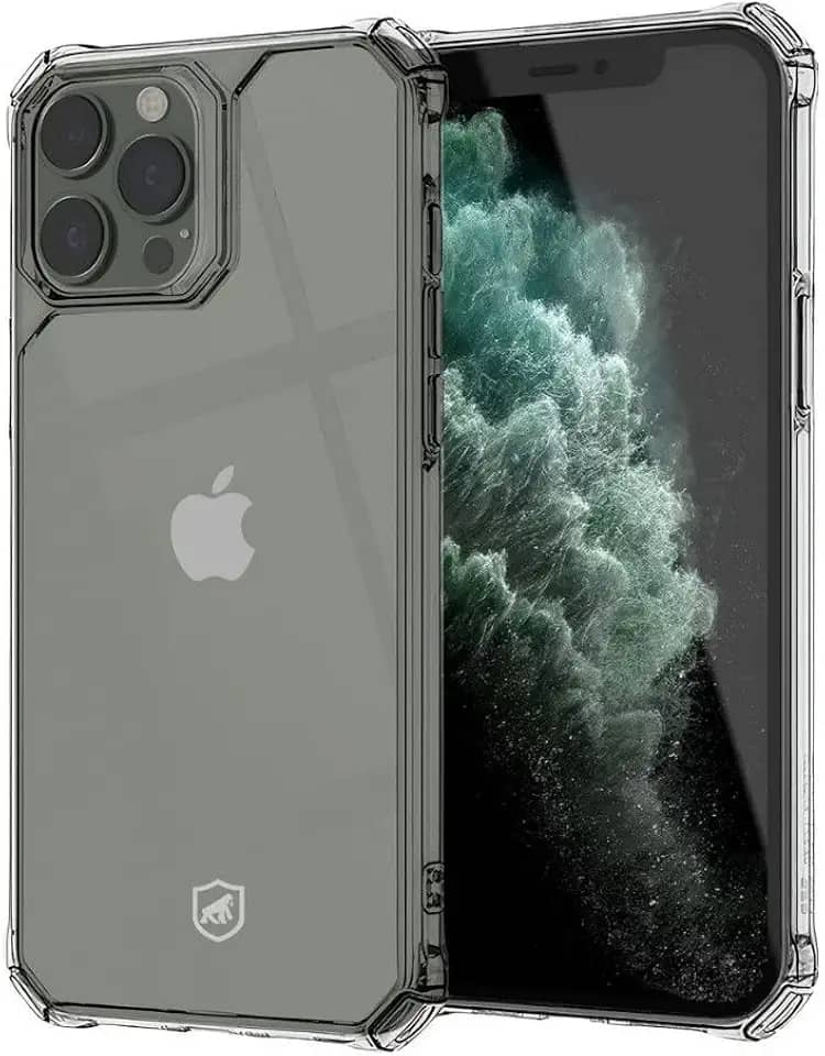 Gshield Capa Case Capinha Clear Proof Anti-impacto com Quinas Reforçadas (Transparente, iPhone 11 Pro Max)