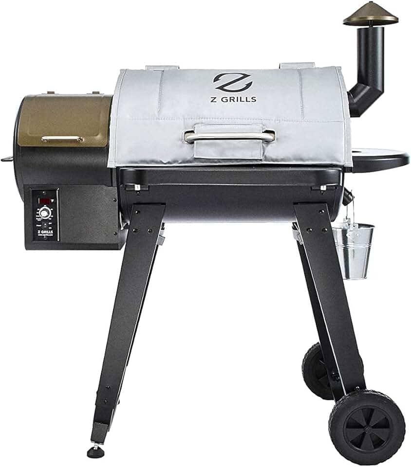 Z GRILLS Cobertor térmico para churrasqueira e defumador de pellets | Capa isolante protetora resistente às intempéries | 450A