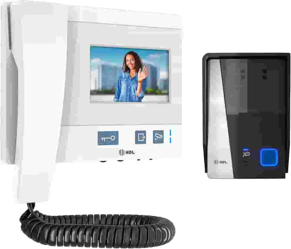 PORTEIRO ELETRONICO HDL VIDEO KITS VIDEO CLASS - 4.3" BRANCO - 90.02.11.000