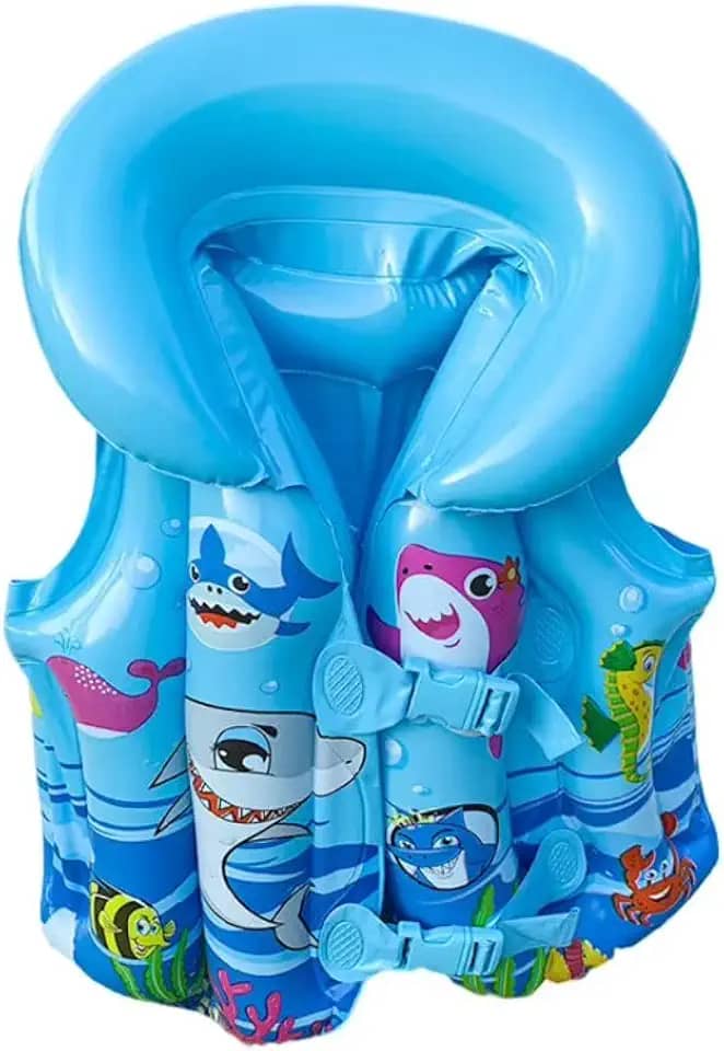 Bóia Infantil Colete Salva Vidas Ajustável Inflável Para Menina e Menino