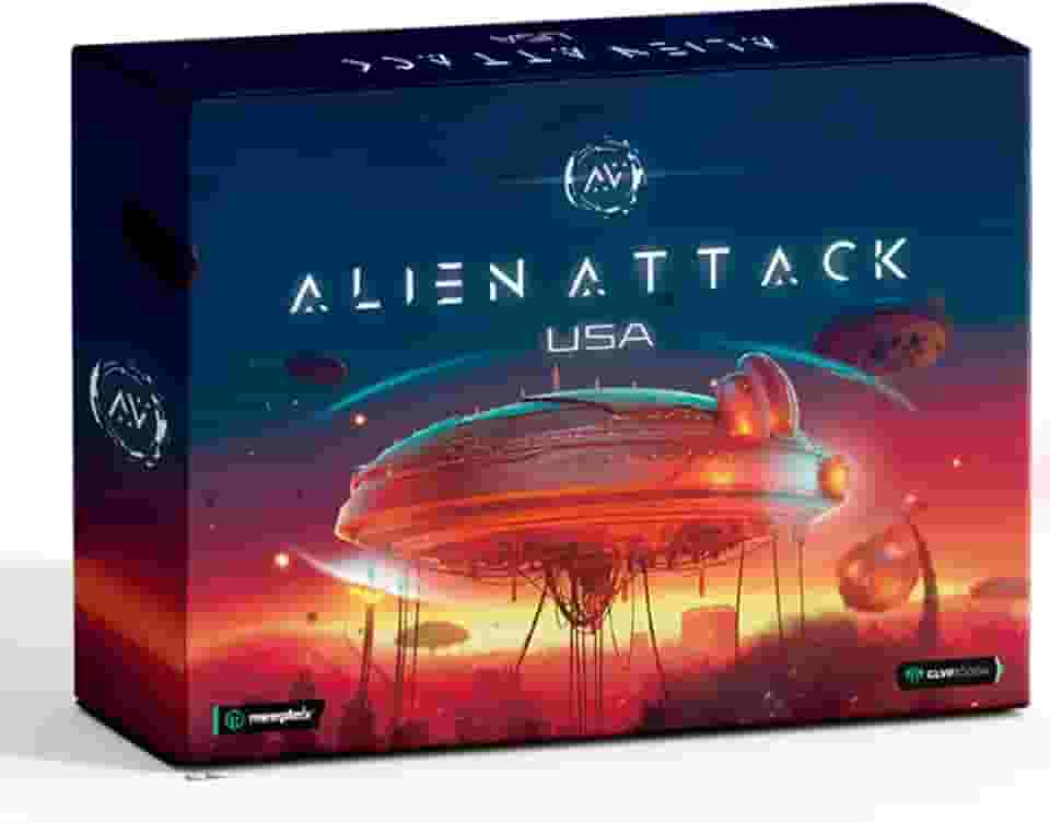 MeepleBR Alien Attack USA Jogo de Tabuleiro