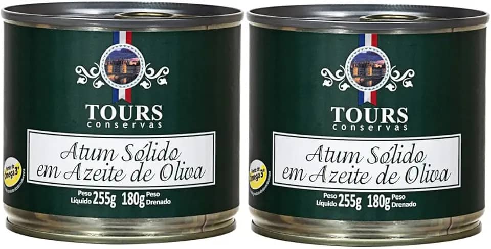 Kit 2X: Atum Sólido em Azeite de Oliva Tours 255g