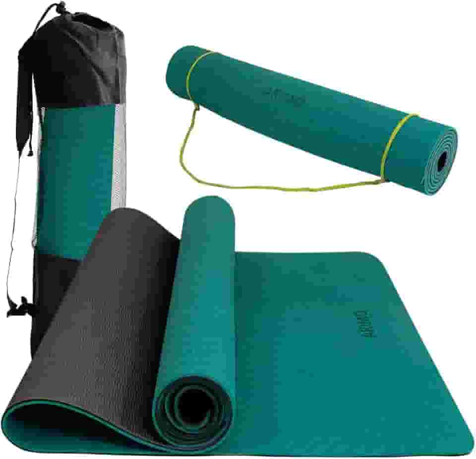 ARIMO Tapete Yoga Mat Plus Antiderrapante TPE Ecológico Biodegradável Todos Os Tipos de Yoga/Pilates 183 x 66 cm x 6 mm