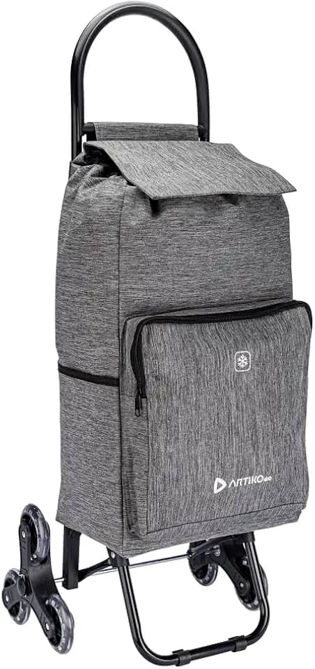 Carrinho Compras Feira e Carga Térmico Artiko Go Sobe Escada 40kg