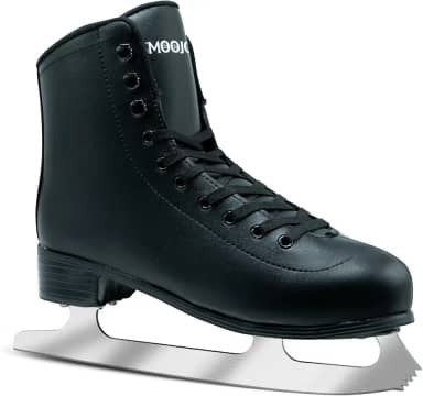 Patins artísticos para mulheres e homens clássicos patins de gelo para uso interno e externo com cadarço para crianças e adultos