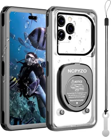Capa de telefone à prova d'água, proteção de telefone IPX8 ideal para mergulho com snorkel, mergulho e atividades aquáticas, adequada para iPhone, Samsung, Motorola e todas as séries de