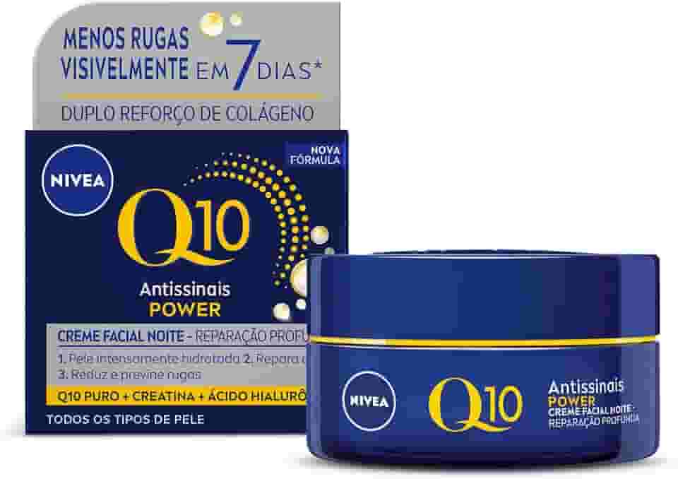 NIVEA Creme Facial Antissinais Q10 Power Noite 49g