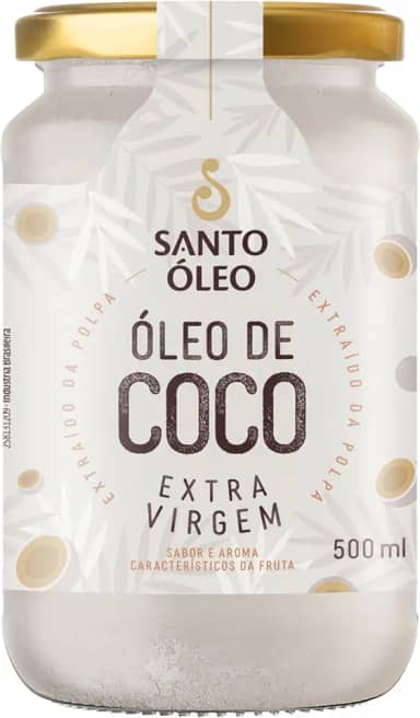 Oleo De Coco Extra Virgem De Polpa 500Ml
