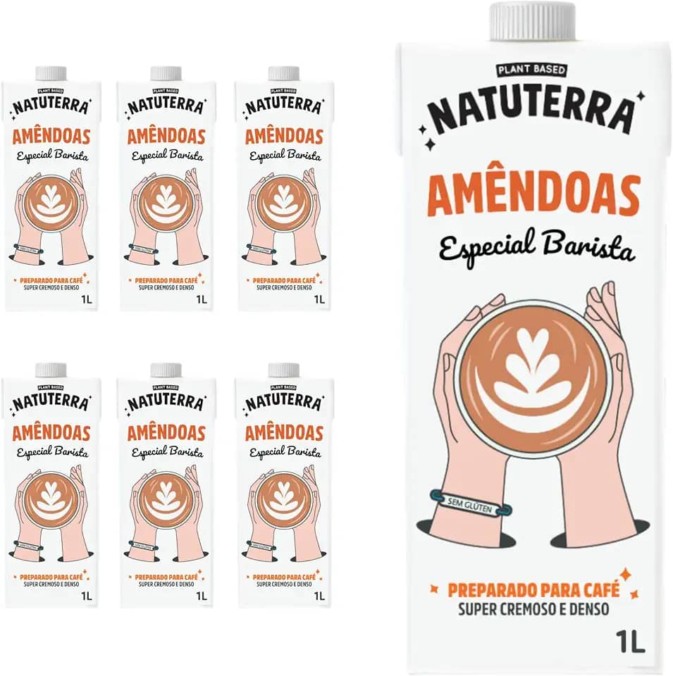 Leite de Amêndoas Barista 1 Litro - 6 und/Cx