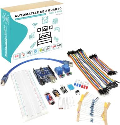 Kit Automação Residencial Robótica Com Tutorial Para Arduino - Automatize seu Quarto!