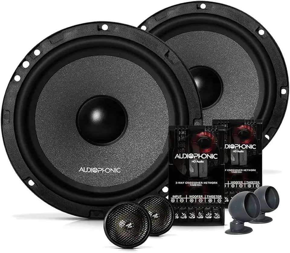Alto Falante 6 Polegadas Kit 2 Vias Audiophonic Club Kc 6.3 - 160W Rms