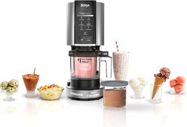 Ninja Creami Sorveteira 127v - Máquina de sobremesa geladas para Gelato, Milkshakes, Sorvetes, Tigelas de Smoothie