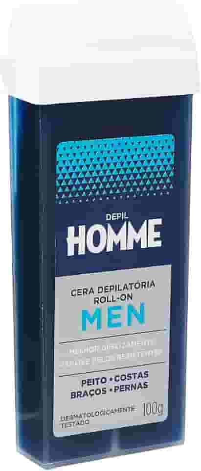 Cera Depilatória Refil Roll-On Masculina Depil Homme 100 g