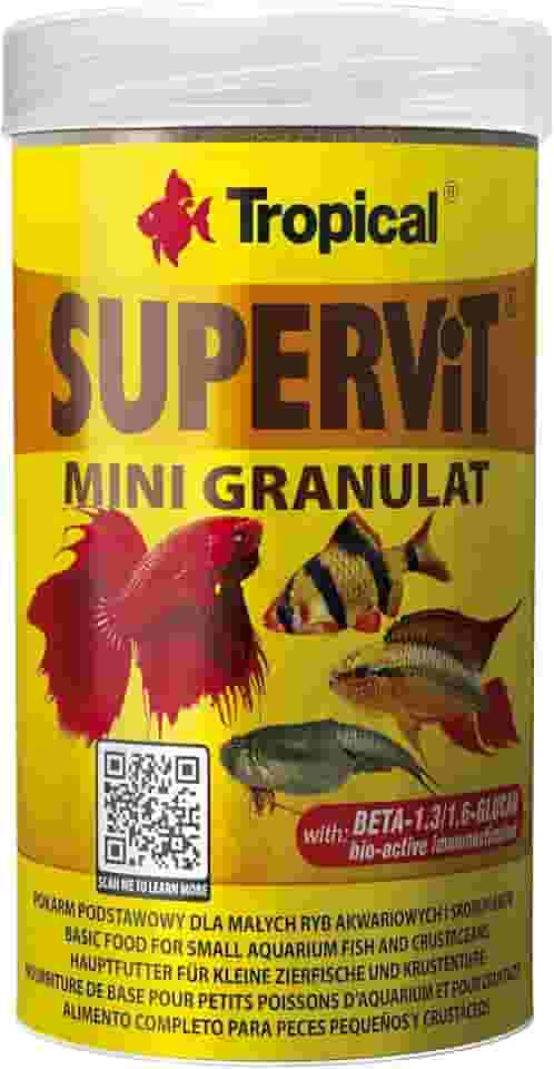 Tropical Ração Para Peixes Supervit Mini Granulat 162 5G Para Peixes