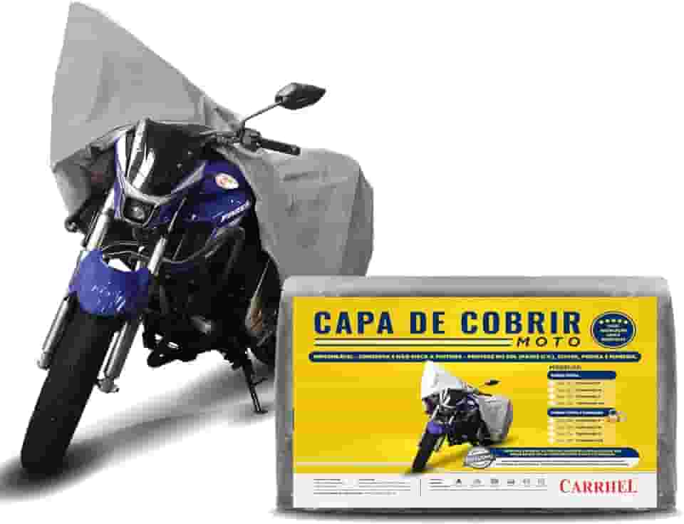 Capa para cobrir Moto 100% Forrada e impermeavel - Tamanho G