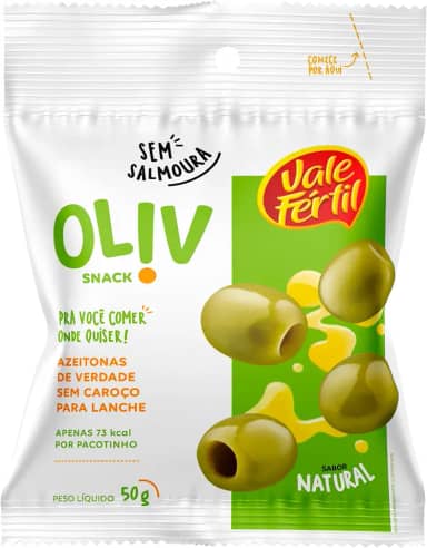 Snack de Azeitona Verde Natural