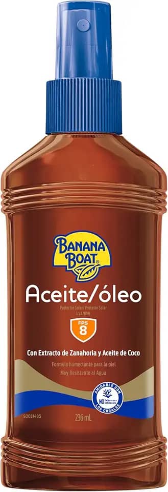 Óleo Bronzeador Banana Boat FPS 8, 236ml
