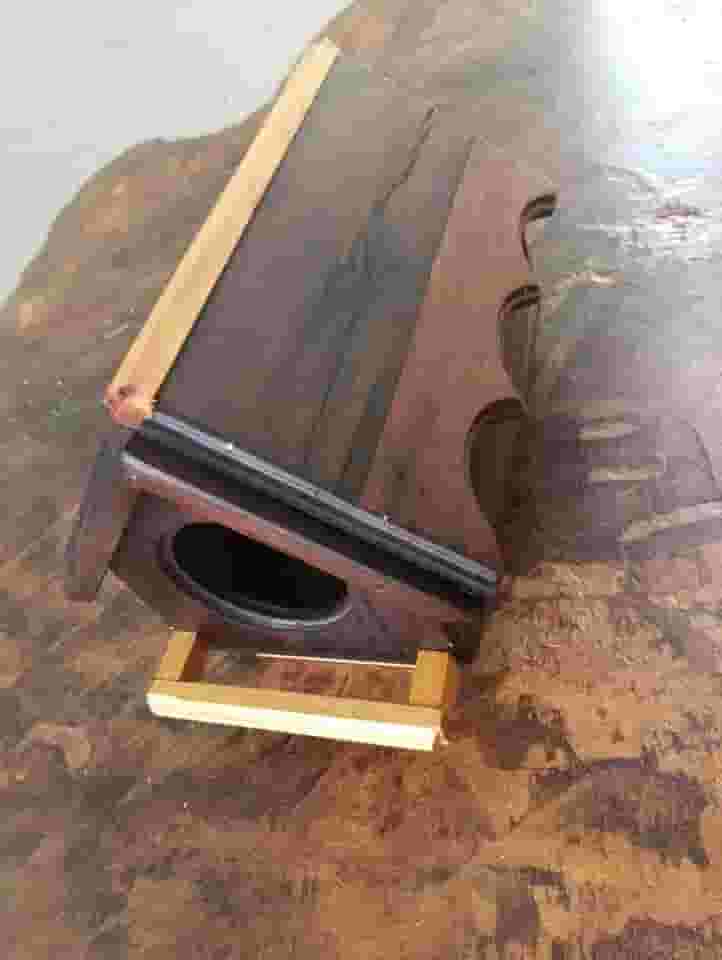 Casa de Madeira para Calopsita, 22x14x17cm, Canela e Peroba, Premium