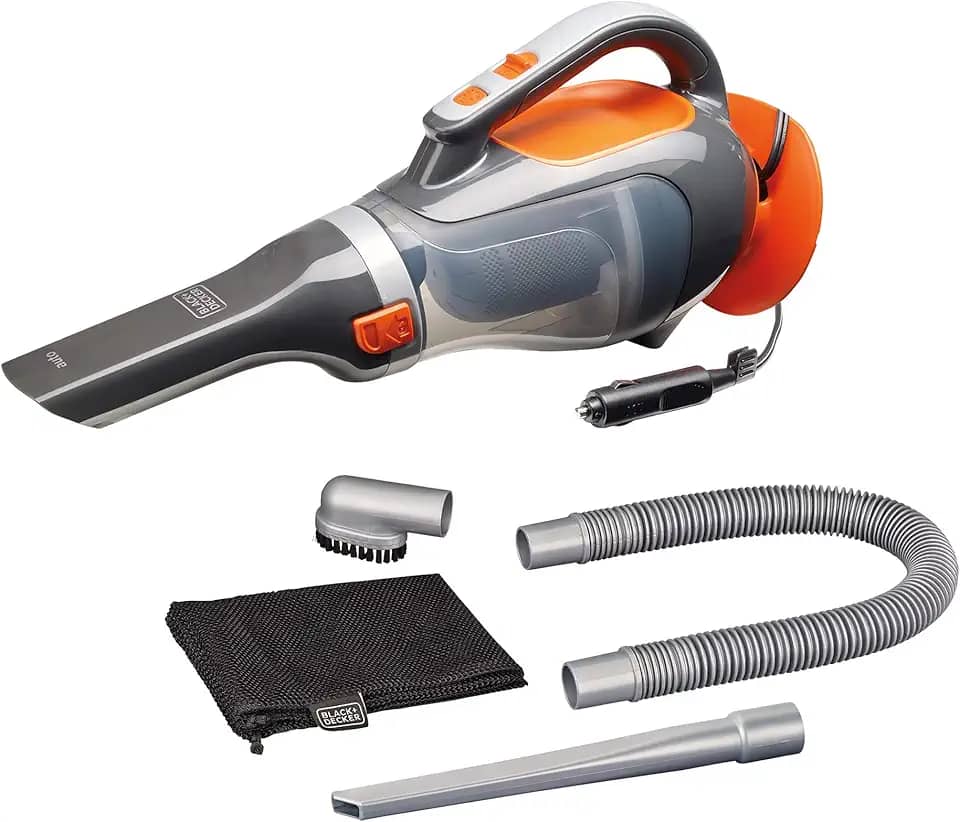 BLACK+DECKER Aspirador de Pó para Automóveis BDCV610 Portátil 12V