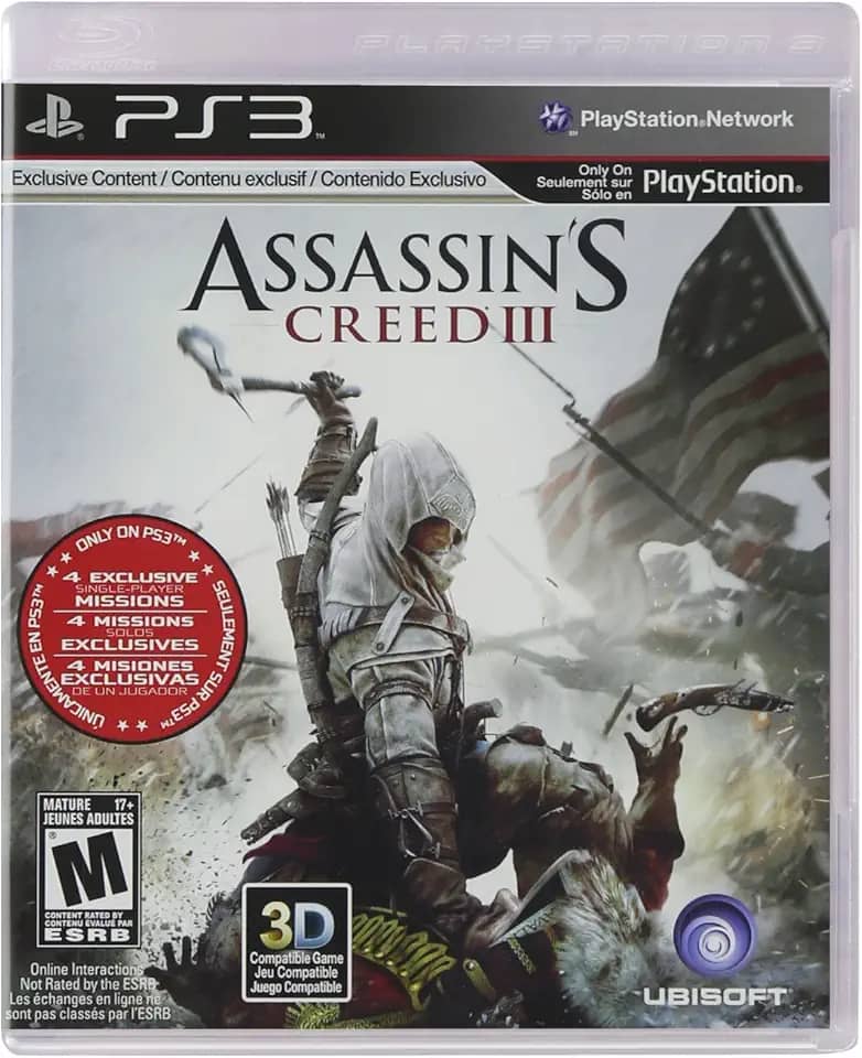 Jogo PS3 Assassins Creed III - Ubisoft