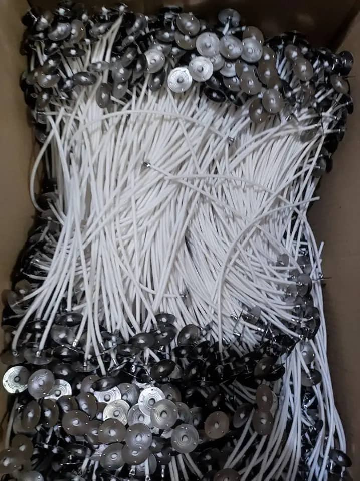 Pavio 100% Algodão Grosso B2040-Alt 21cm - 50un