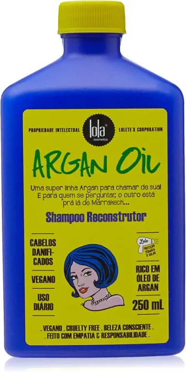Argan Shampoo Reconstrutor 250ml , Lola Cosmetics