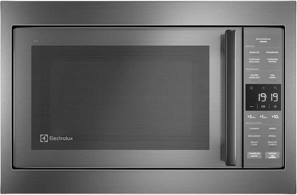 Micro-ondas de Embutir Electrolux 34L Experience (ME3BC), Cor: Cinza