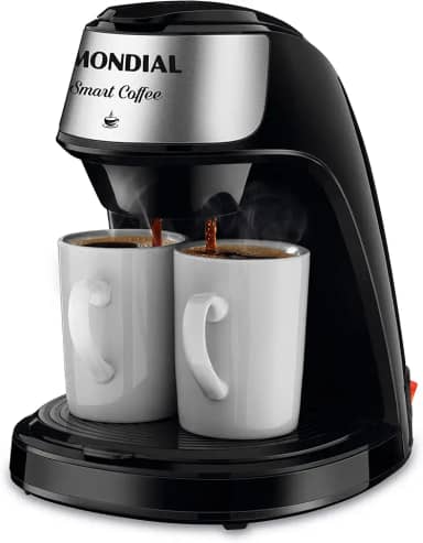 Cafeteira Elétrica Smart Coffe, Mondial, Preto/Inox, 500W, 110V - C-42-2X-BI